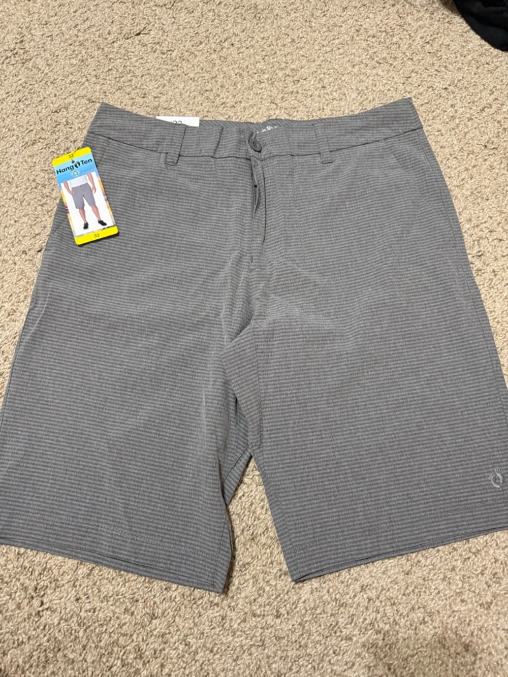 Men's Gray Performance Stretch Shorts